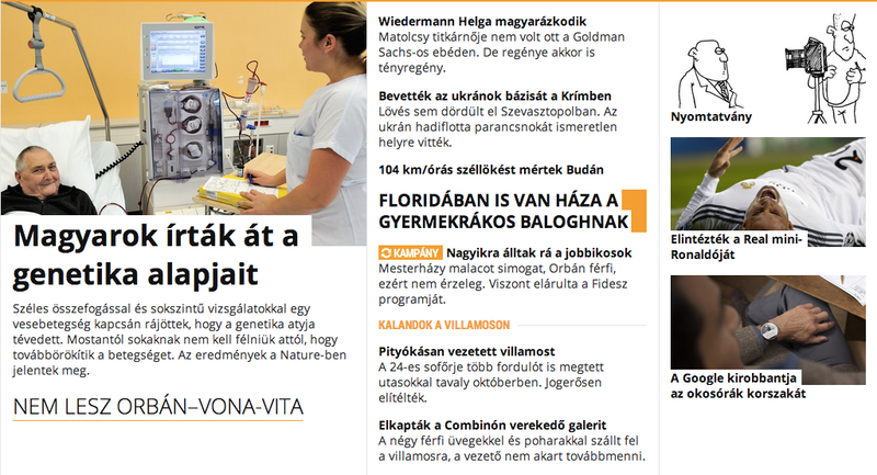 Illustration for article titled Politikai okból tolta alulra az Index a blogokat a címlapján?